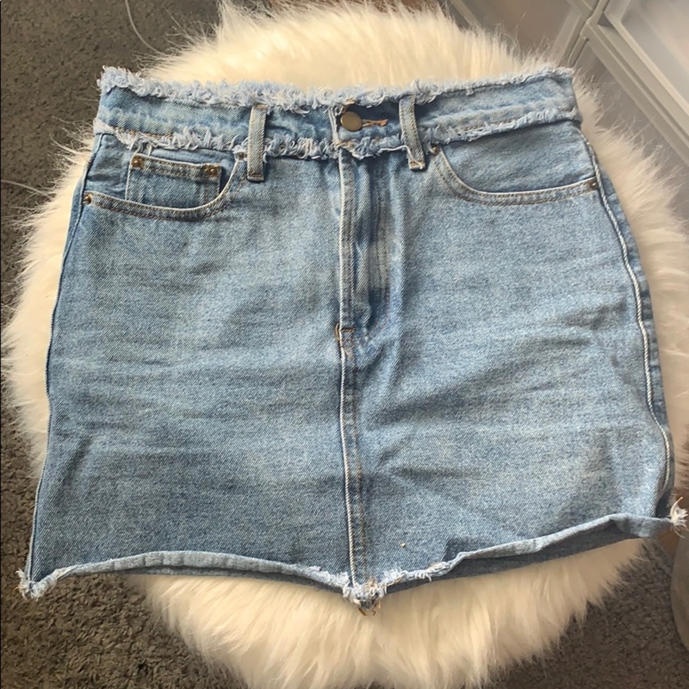 Showpo Denim Skirt